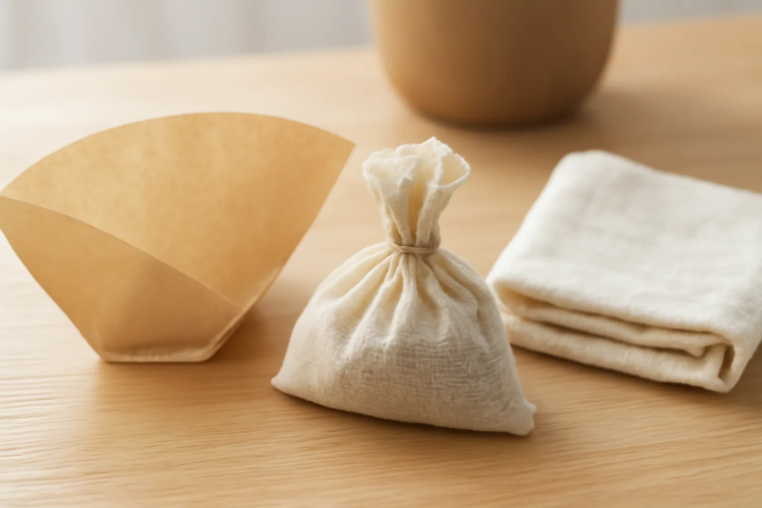 お茶パックの代用術｜身近な素材で作る方法と安全な選び方