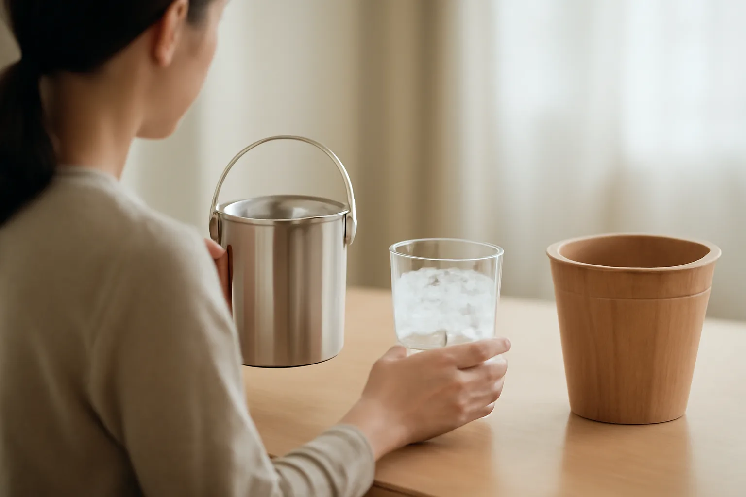アイスペールの代用は何がいい？身近な容器の比較と氷を保つコツ