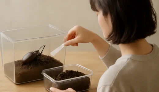 カブトムシの土は代用できる？成虫・幼虫別の選び方と安全確認