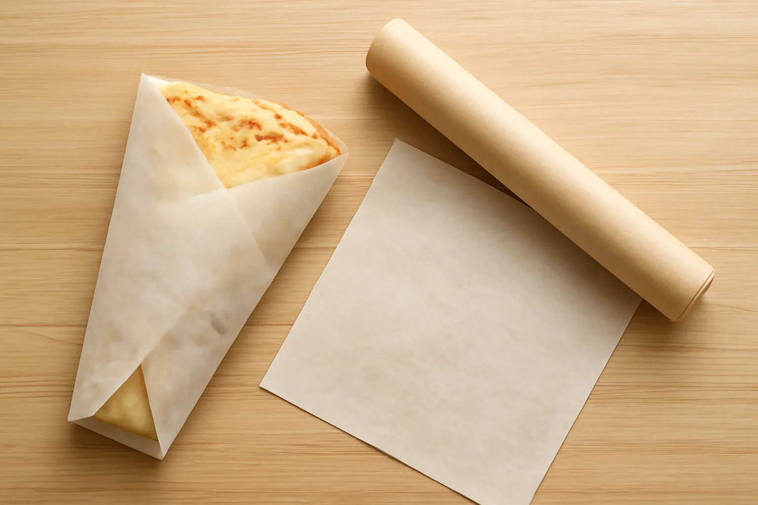 クレープの包み紙を代用するなら？食品用素材の安全な選び方と包み方