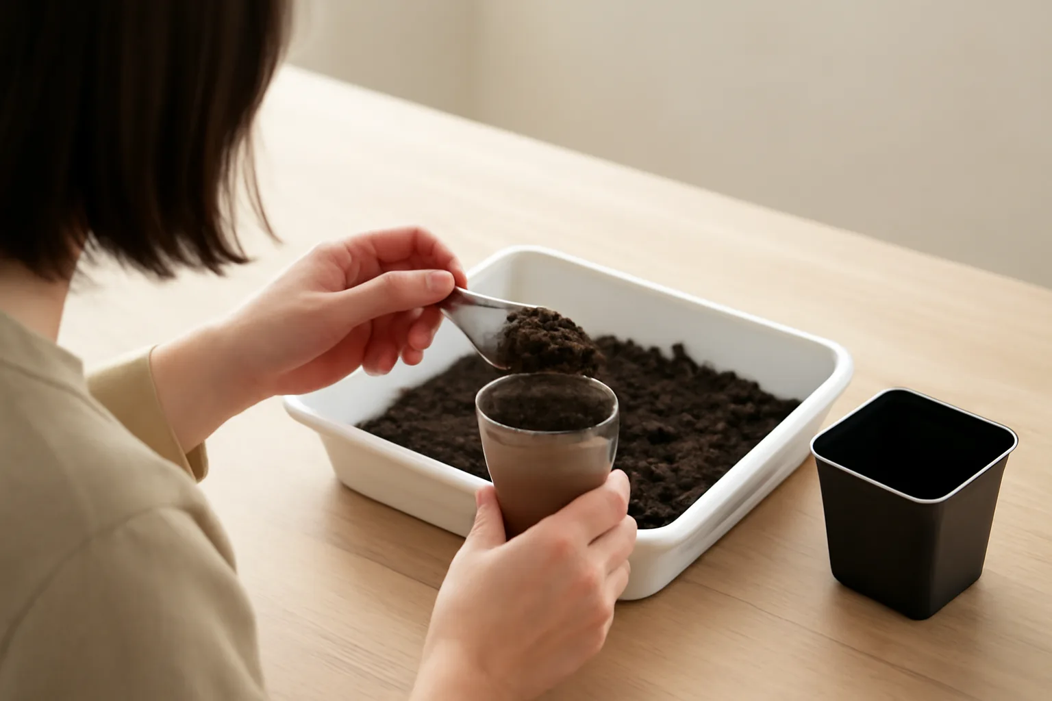 ジフィーセブンの代用はどうする？土・容器・受け皿の選び方と育苗手順