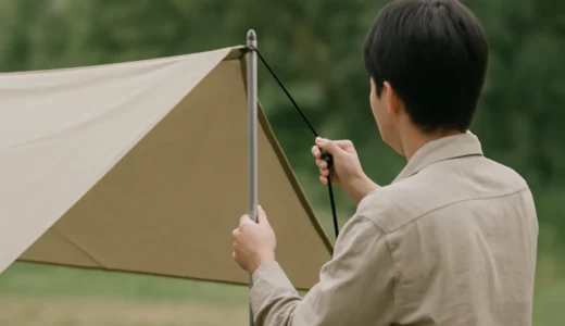 タープポールの代用は何が使える？身近な用品の向き不向きと安全な設営