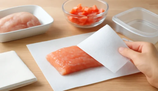 ピチットシートの代用は何がいい？料理別の選び方と安全な脱水手順