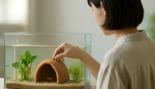 メダカの隠れ家は何で代用できる？安全な素材の選び方と自作・配置のコツ