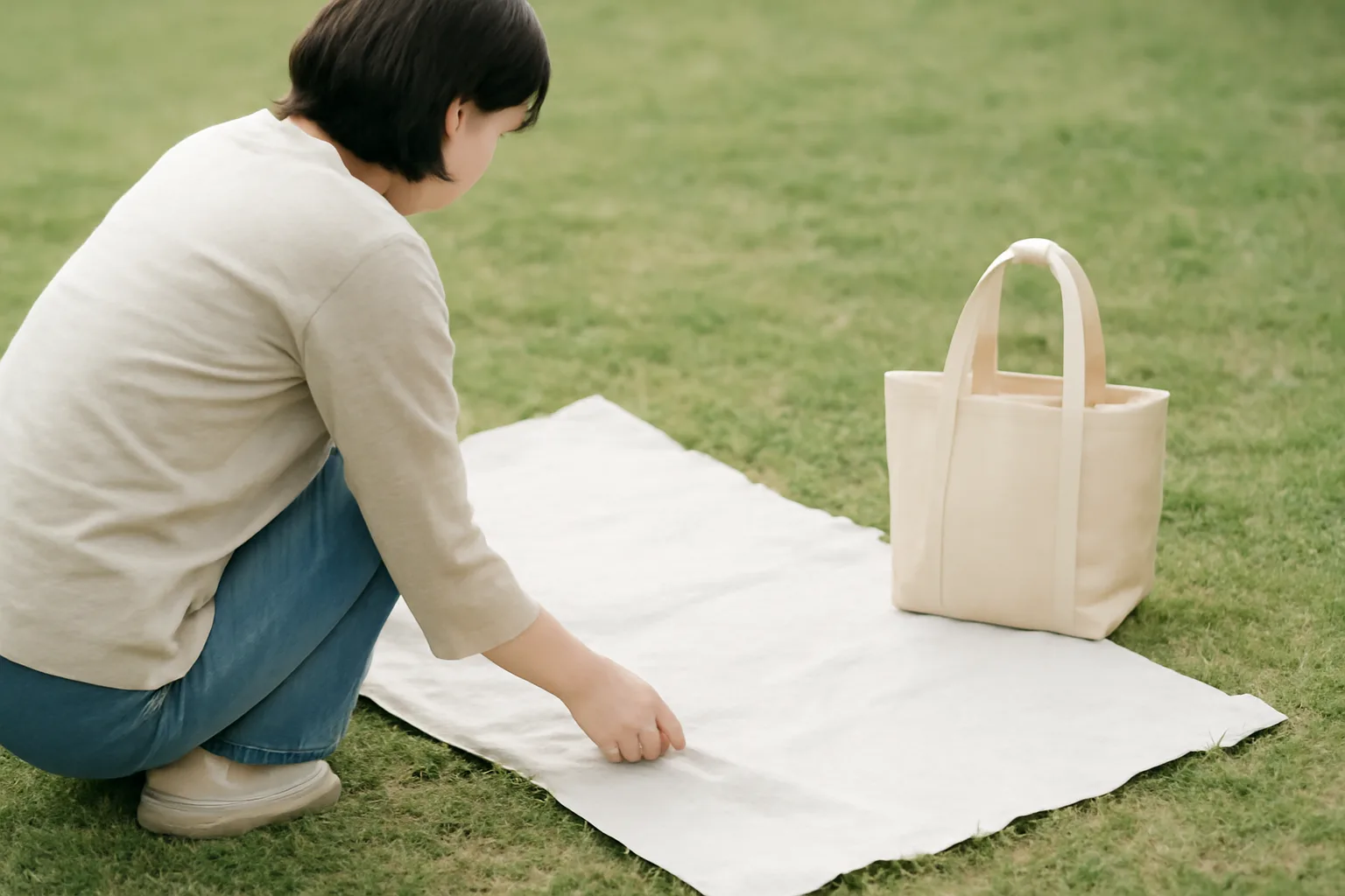 レジャーシートの代用はどうする？地面と過ごし方で選ぶ身近なアイテム