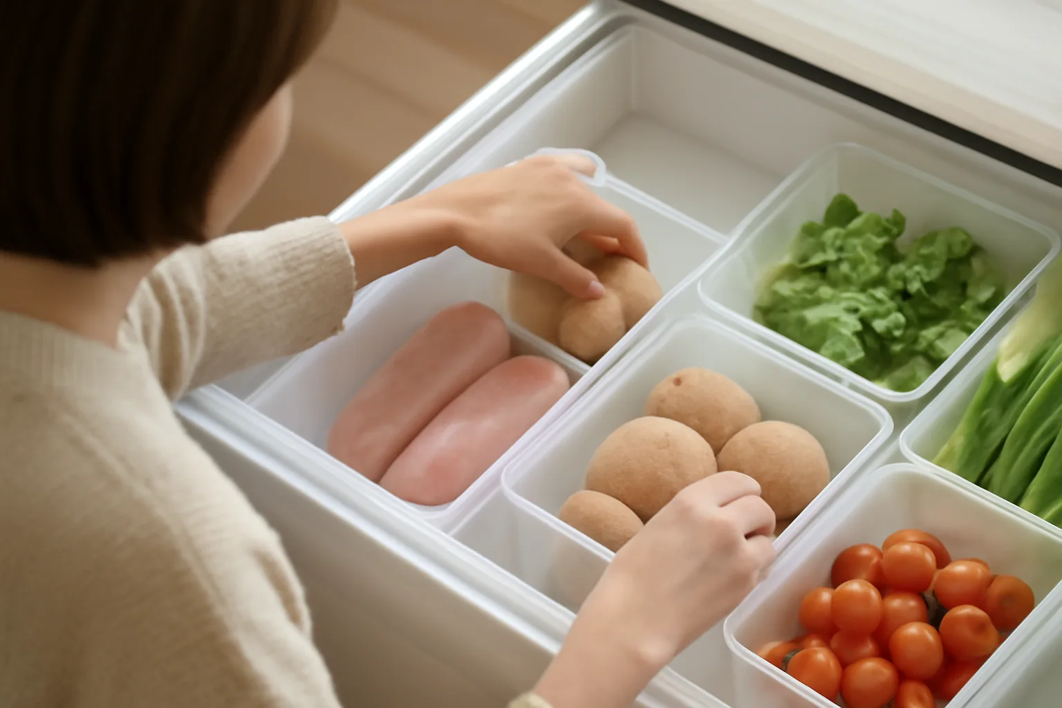 冷凍庫のスライドケースを代用するには？選び方とすっきり収納のコツ