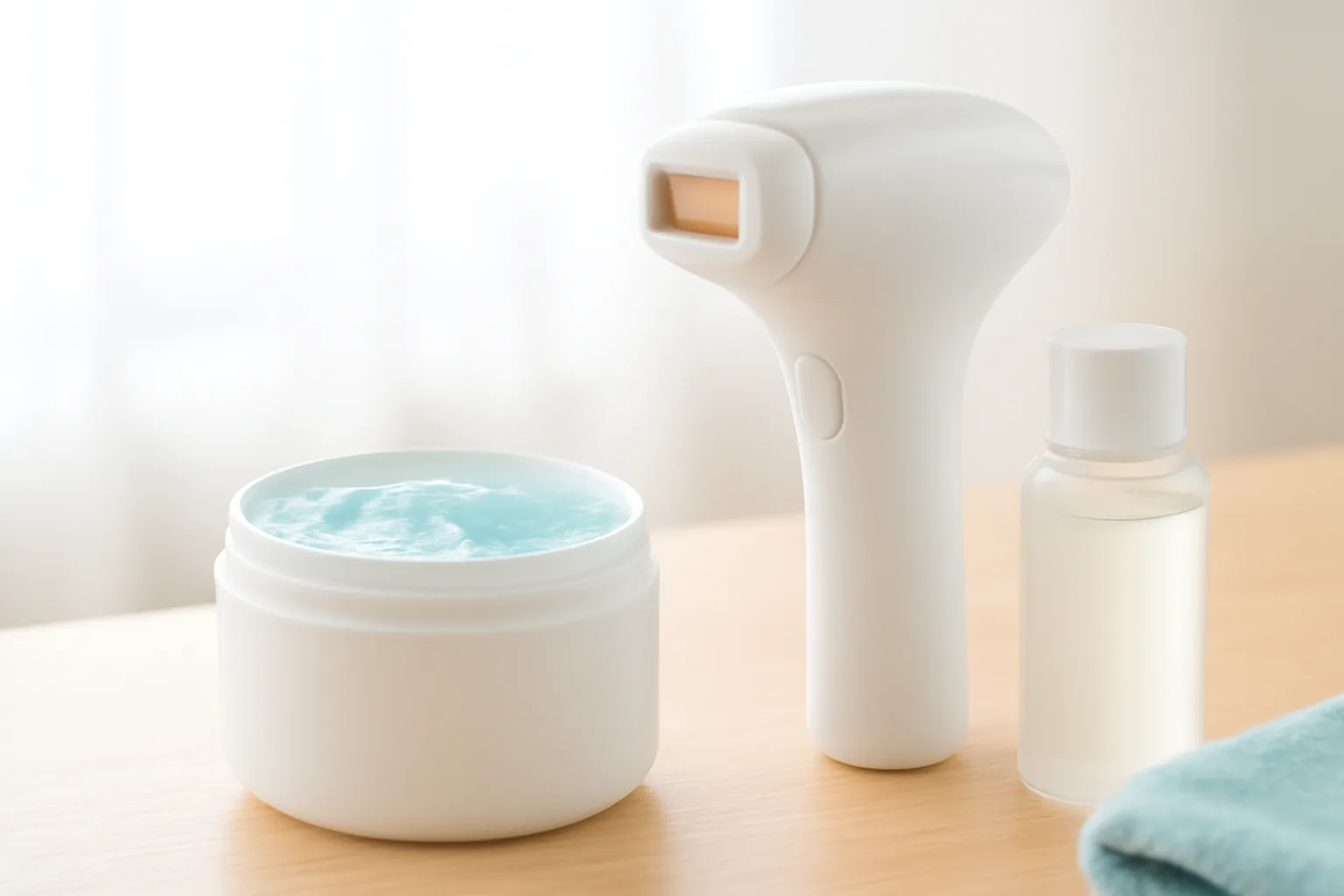 家庭用脱毛器のジェルは代用できる？用途別の選び方と正しい手順
