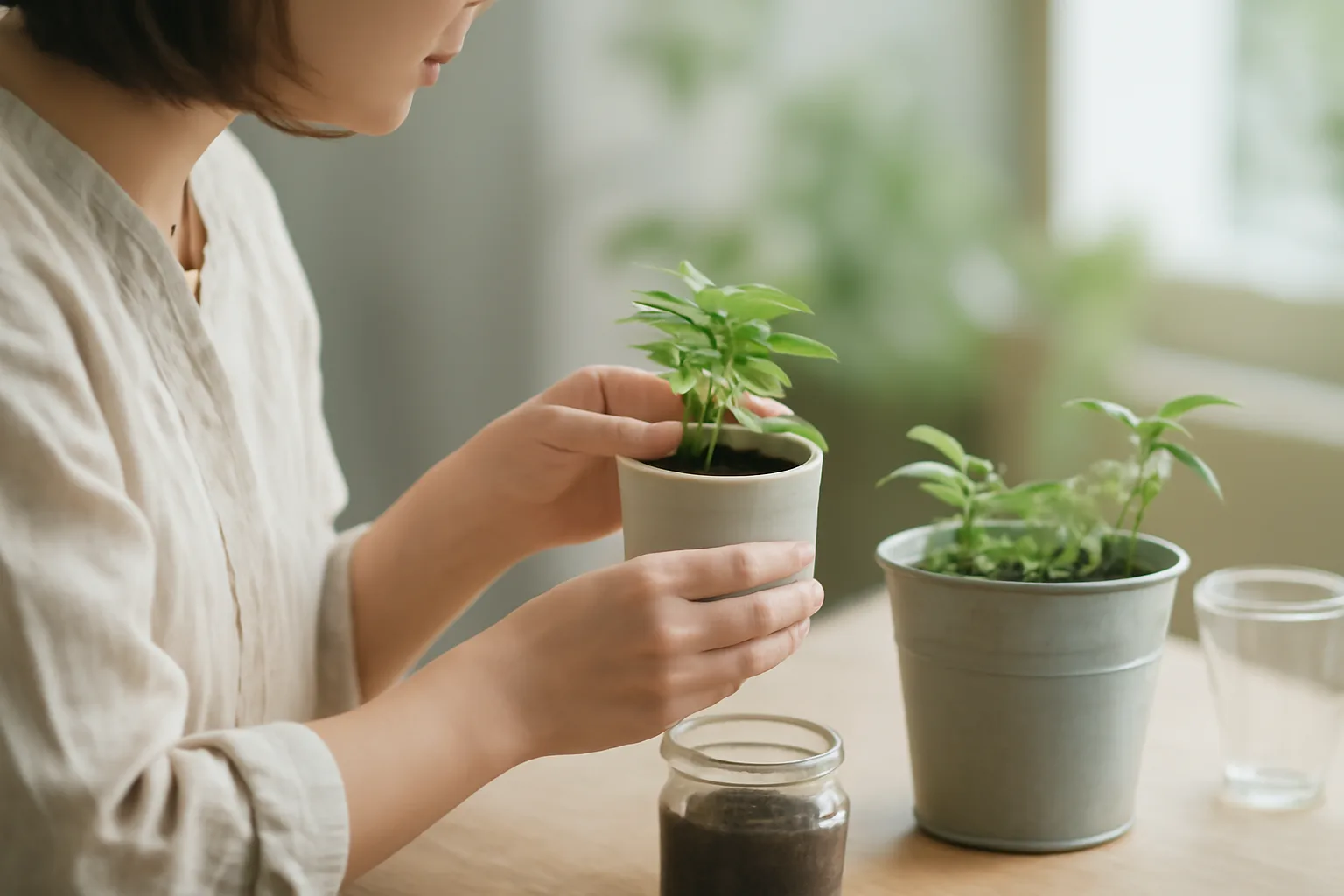 植木鉢の代用は身近な容器で！排水性を高める加工とおしゃれな見せ方