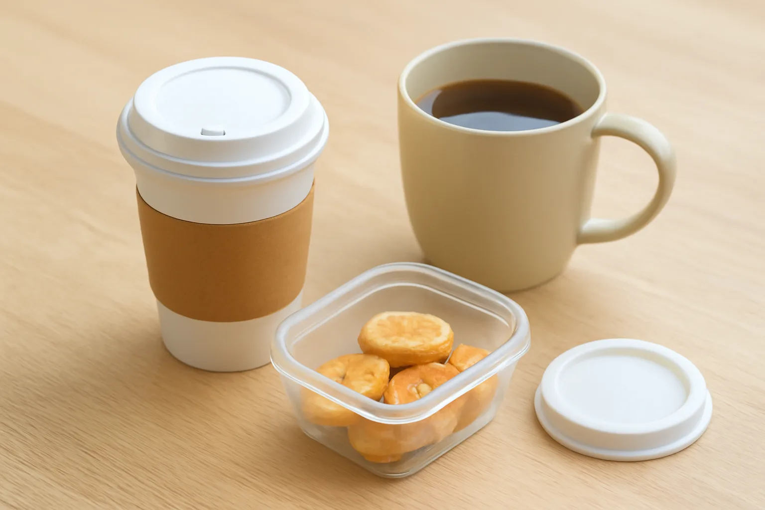 紙コップの蓋は身近なもので代用できる？目的別の選び方と安全な使い方