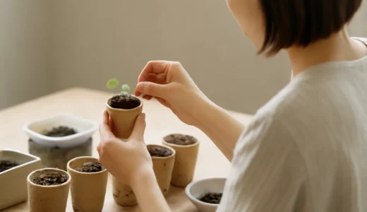 育苗ポットの代用は何がいい？身近な素材の選び方と作り方・苗の管理