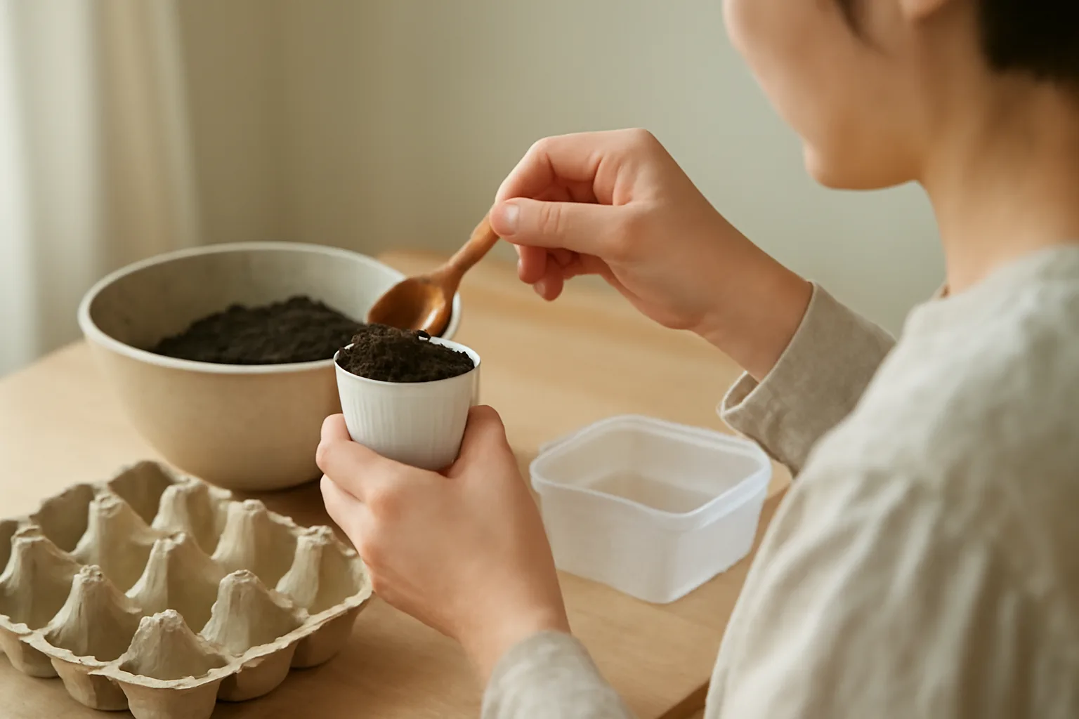 育苗ポットの代用は何がいい？身近な素材の選び方と作り方・苗の管理