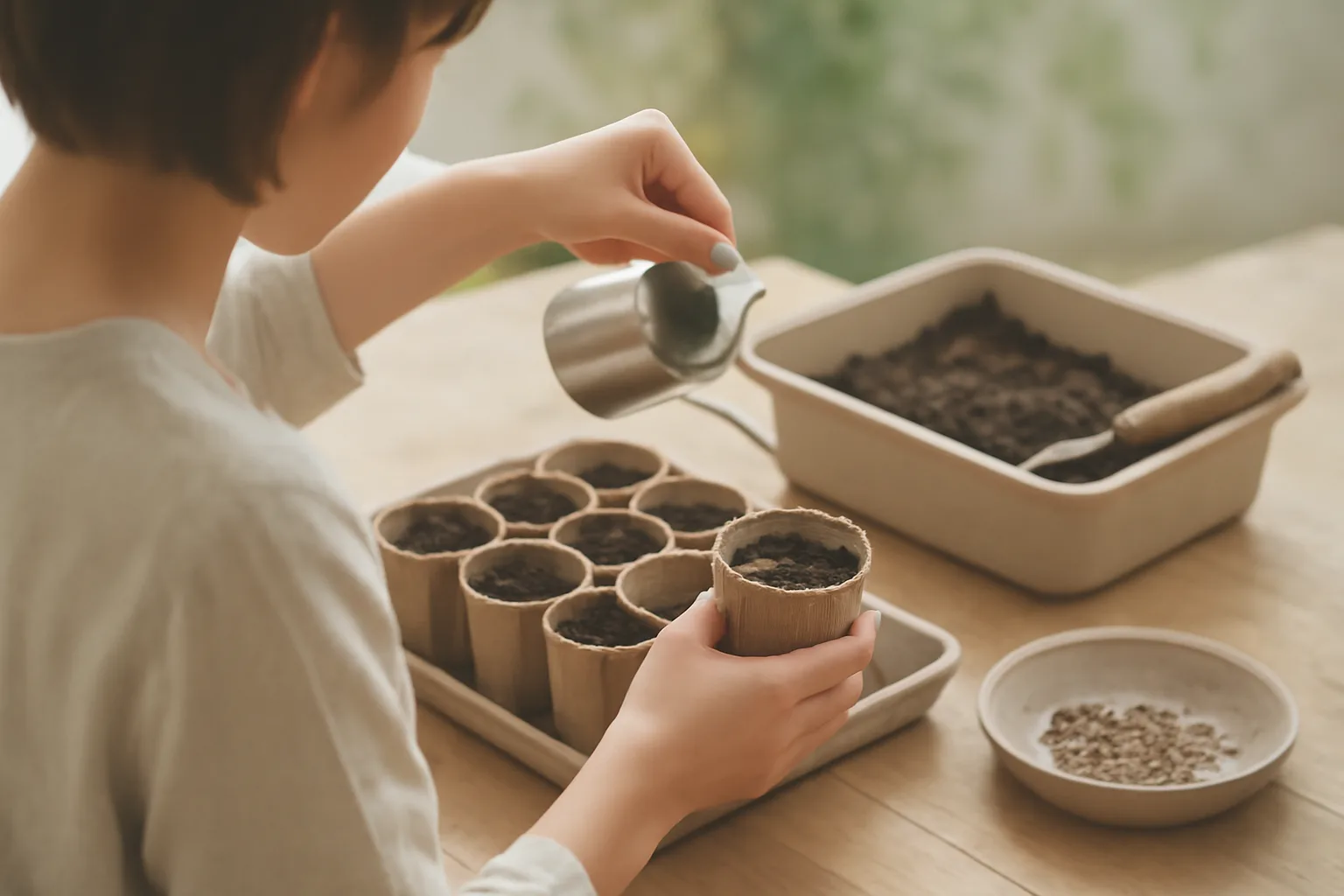 育苗ポットの代用は何がいい？身近な素材の選び方と作り方・苗の管理