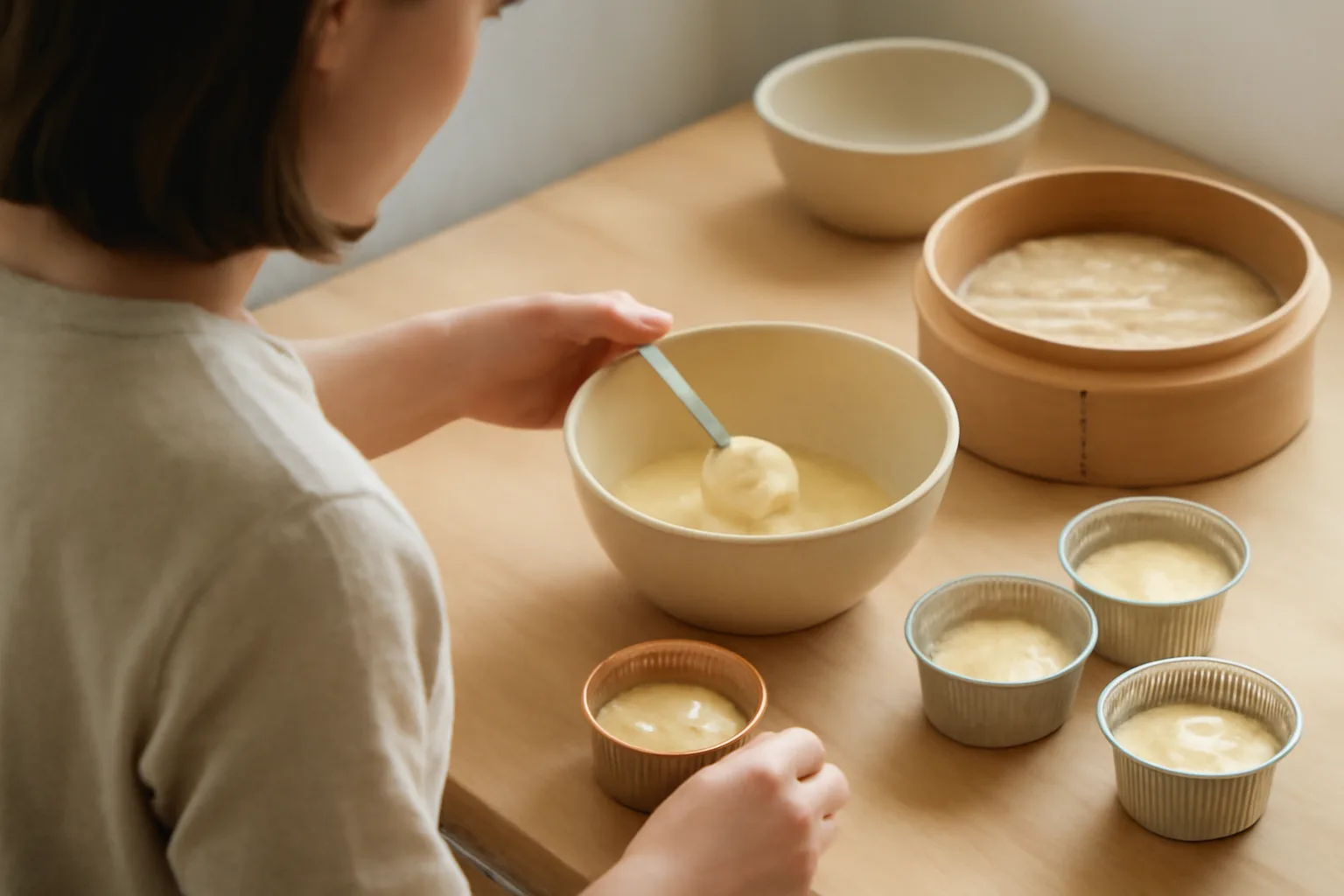 蒸しパン用アルミカップの代用術｜加熱方法別の選び方と薄いカップの補強