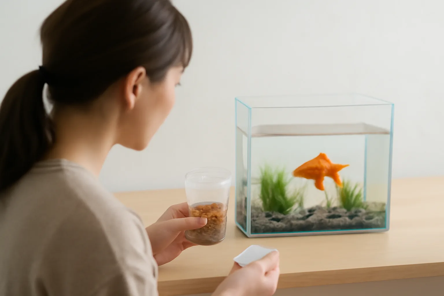 金魚の餌を代用するなら？身近な食材の選び方と安全な与え方