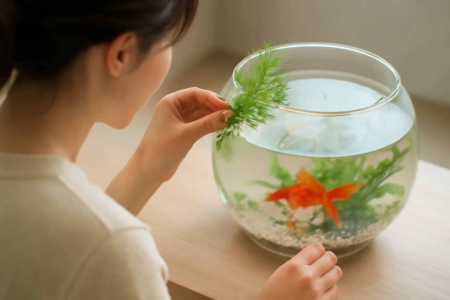 金魚の餌を代用するなら？身近な食材の選び方と安全な与え方