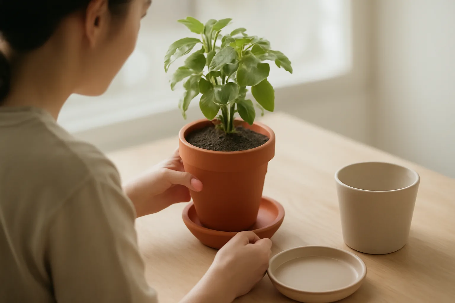 鉢受け皿の代用は身近な物で！水漏れしにくい選び方と自作のコツ